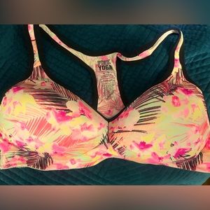PINK VS push-up sports bra